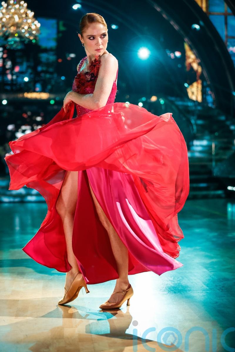 Irish presenter Angela Scanlon delivers ‘intense’ tango in Strictly debut