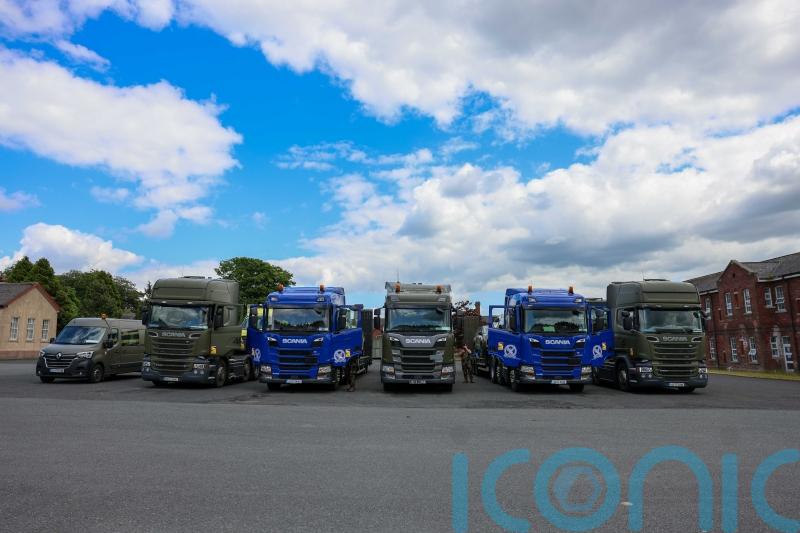 Irish ambulances and recovery vehicles reach Poland ahead of donation to Ukraine