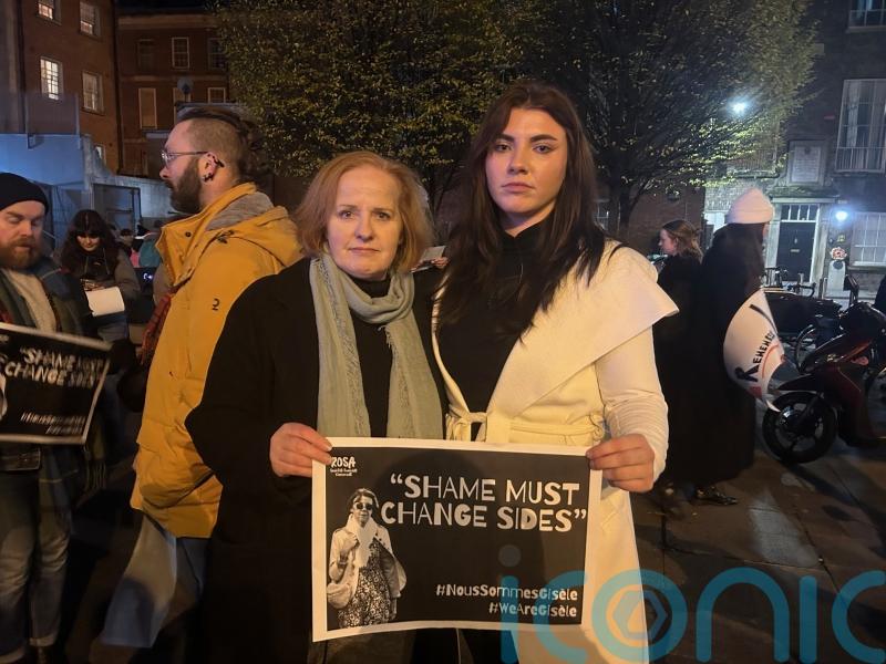 Crowd marches in solidarity with ‘incredibly brave’ Nikita Hand