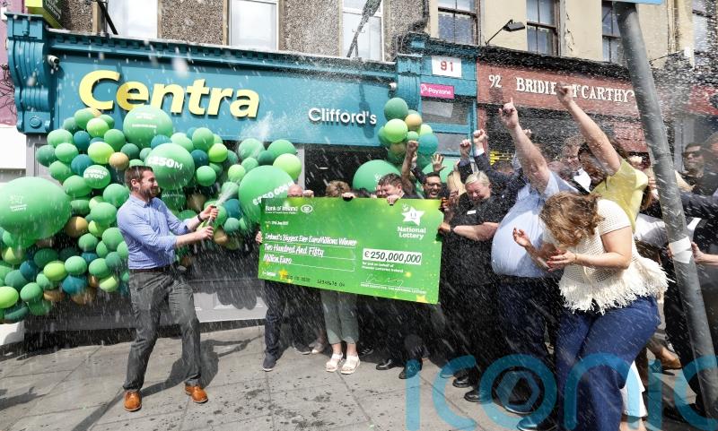Irish family claims ‘surreal’ 250m euro EuroMillions jackpot