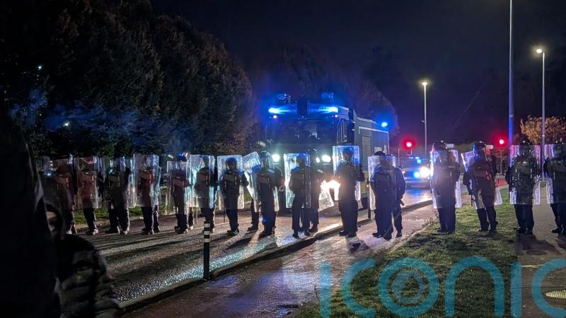 Garda Commissioner pledges &lsquo;robust response&rsquo; to any further disorder near hotel