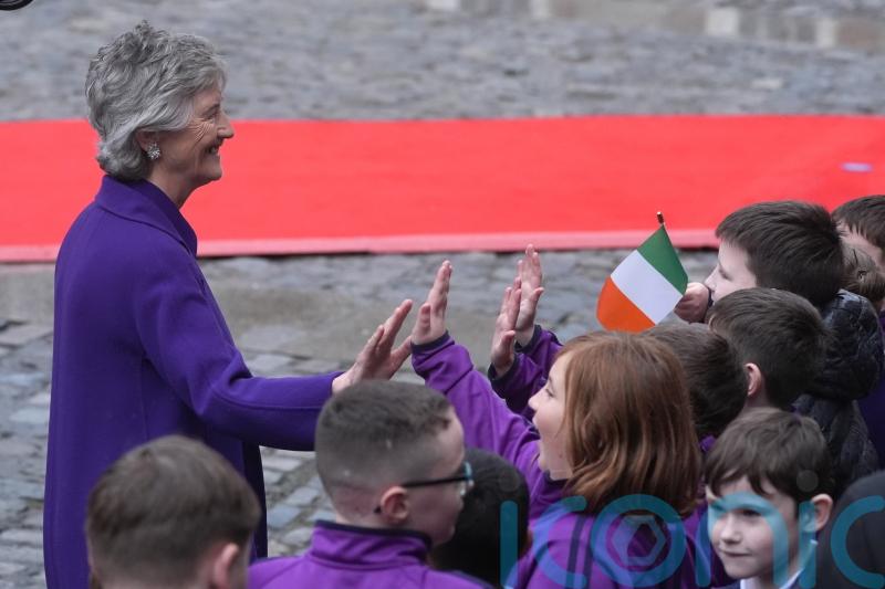 School pupils meet ‘cool’ new President Catherine Connolly